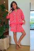 Ole Bubble Cotton Bandana Laurie Blouse Watermelon
